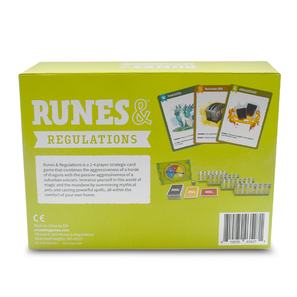 Runes & Regulations: A Game of Suburban Sorcery