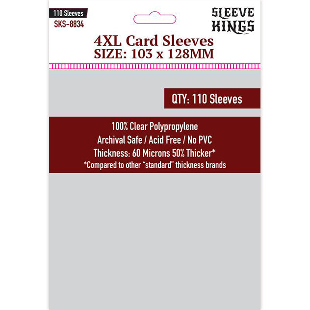 Sleeve Kings "4XL" Sleeves (103 x 128) - 110 Pack