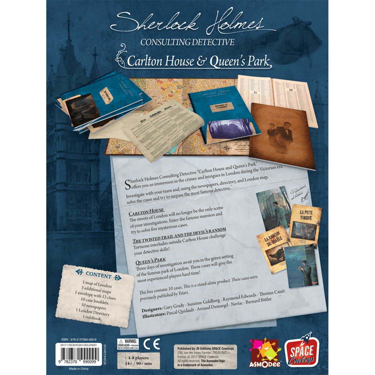 Sherlock Holmes Consulting Detective: Carlton House & Queen's Park