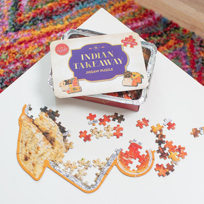 Indian Takeaway Double-Sided Jigsaw Puzzle