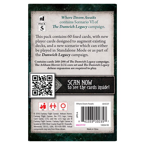 Arkham Horror LCG: Where Doom Awaits