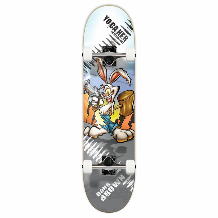 Yocaher 7.5" Skateboard - Radical Rabbit