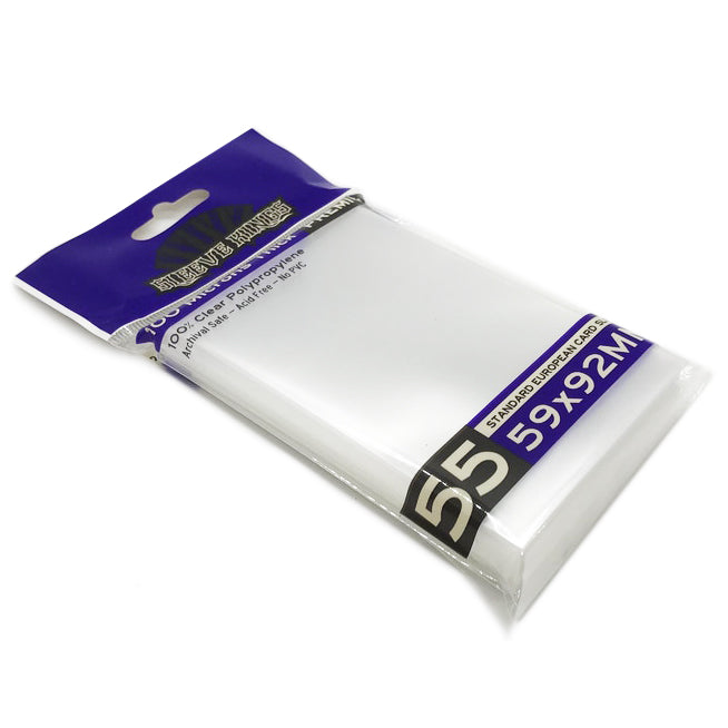 Sleeve Kings Premium Standard European Card Sleeves (59x92mm) - 55 Pack / 100 Microns