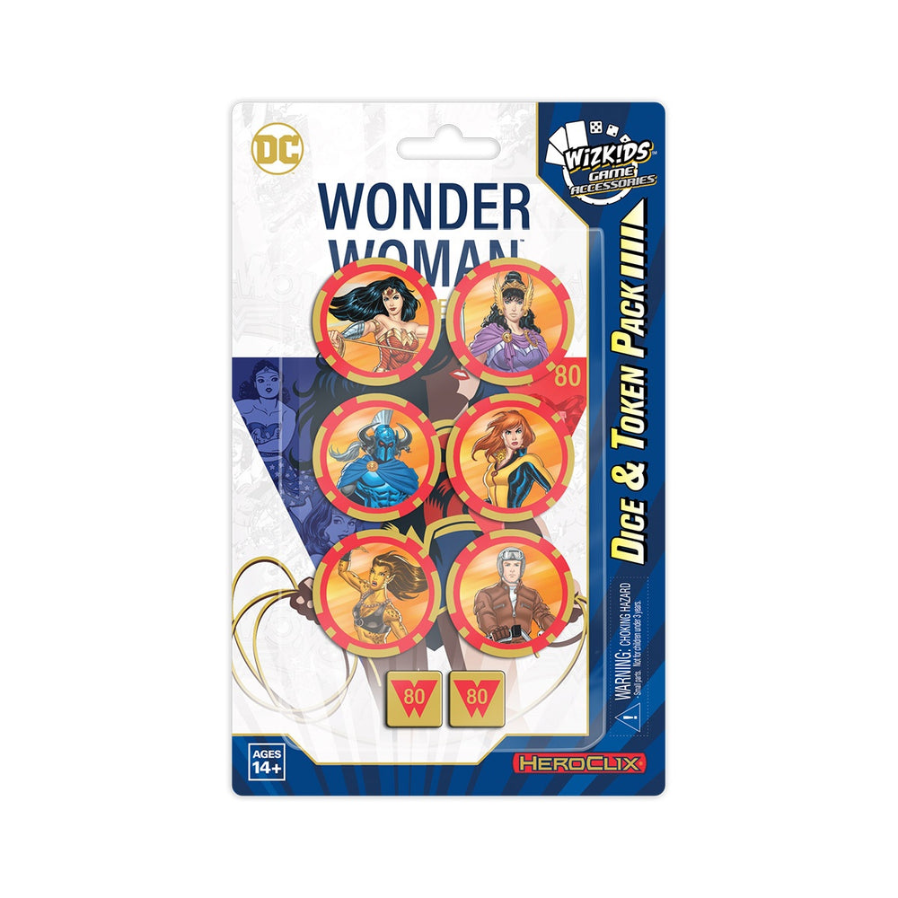 DC Comics HeroClix: Wonder Woman 80th Anniversary Dice and Token Pack