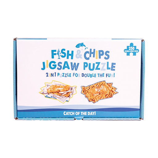 Fish & Chips Double-Sided Jigsaw Puzzle