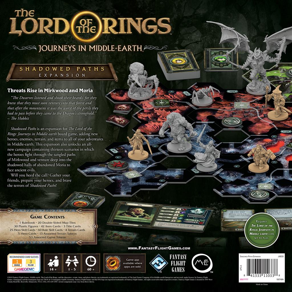Lord of the Rings: Journeys in Middle-earth - Shadowed Paths Expansion – image 5