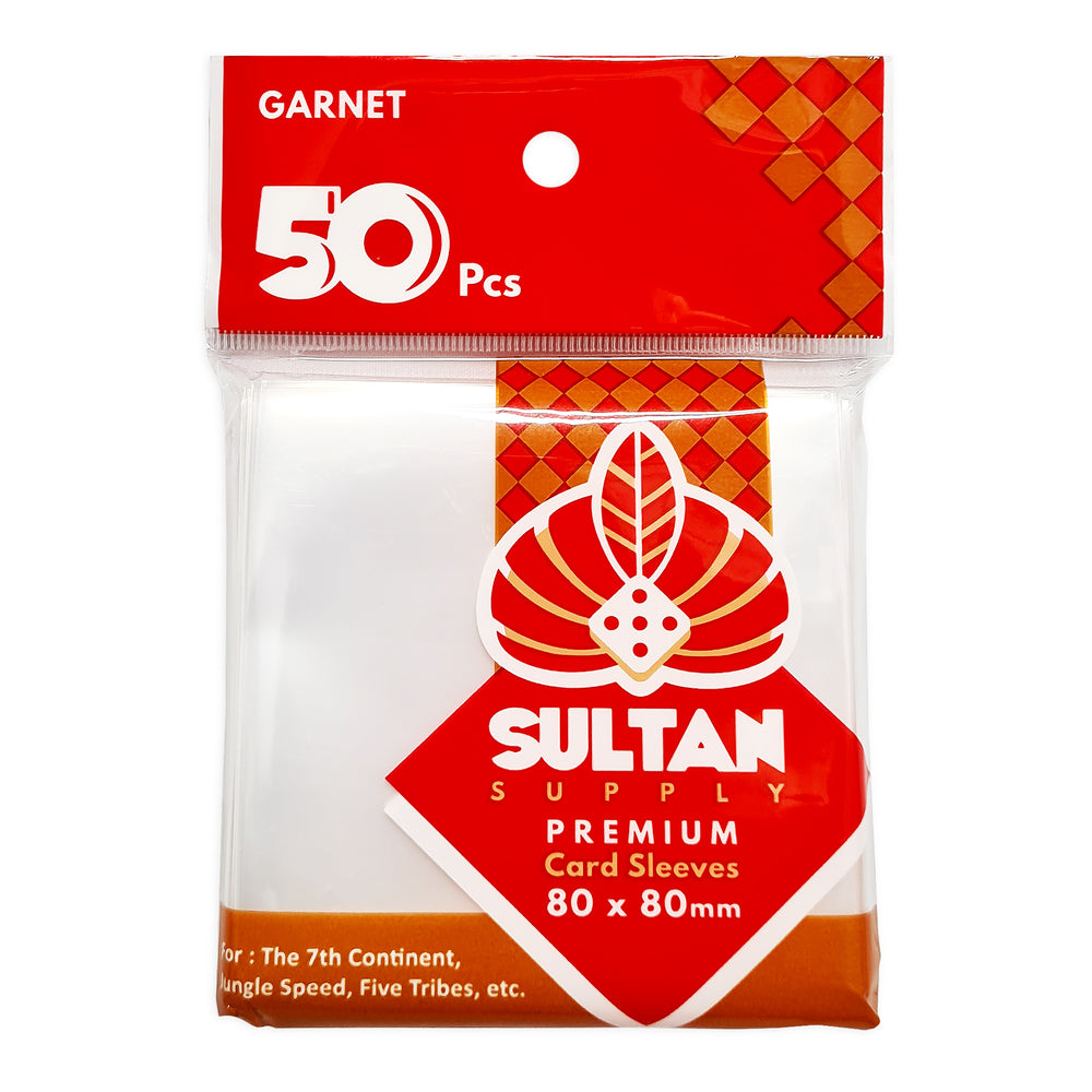 Sultan Card Sleeves: GARNET