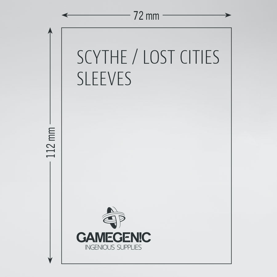 Gamegenic Board Game Sleeves – Scythe/Lost Cities [ 72 x 112 mm ]