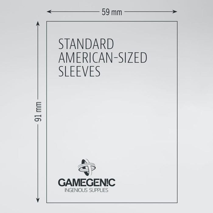 Gamegenic Board Game Sleeves – Standard American (Green)