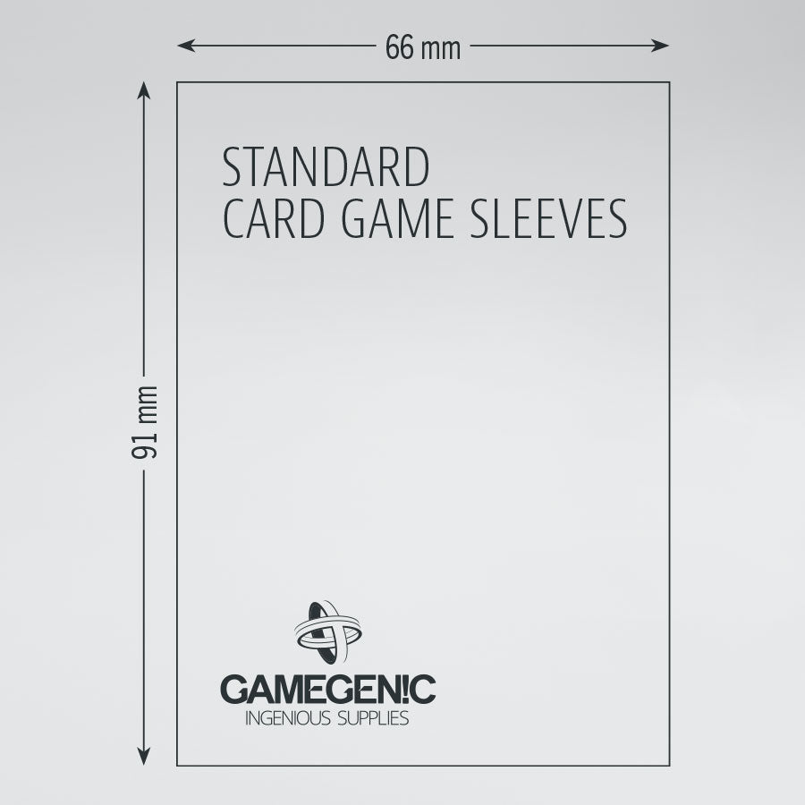Gamegenic Board Game Sleeves – Standard Card [ 66 x 91 mm ]