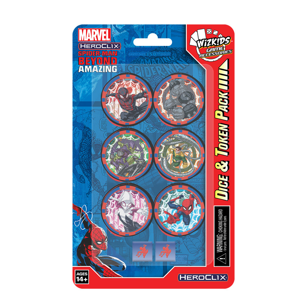 Marvel HeroClix: Spider-Man Beyond Amazing Dice & Token Pack