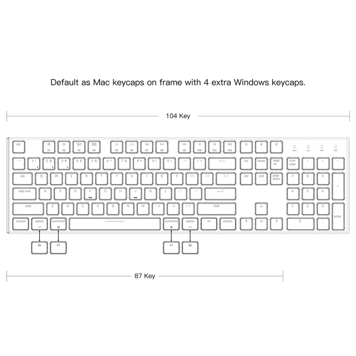Keychron K1 Mechanical Keyboard (Version 4)