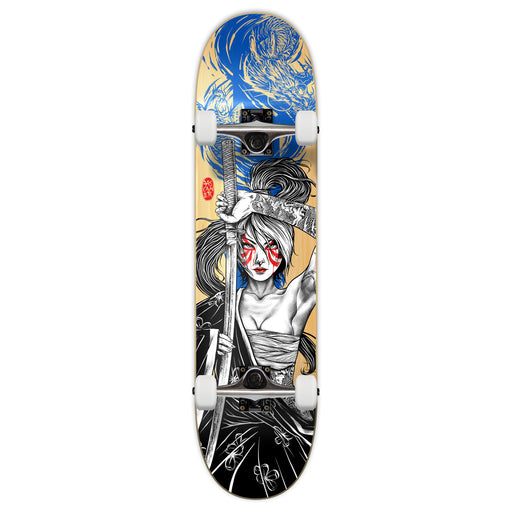 Yocaher Skateboard  8" - Samurai Series - Blue Dragon Kakusareta